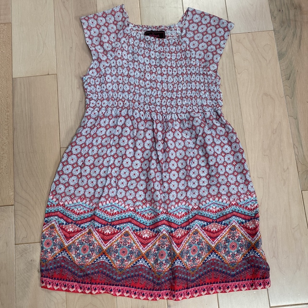 Liza Byrd Boutique butter soft cotton Cloye Koral smocked dress